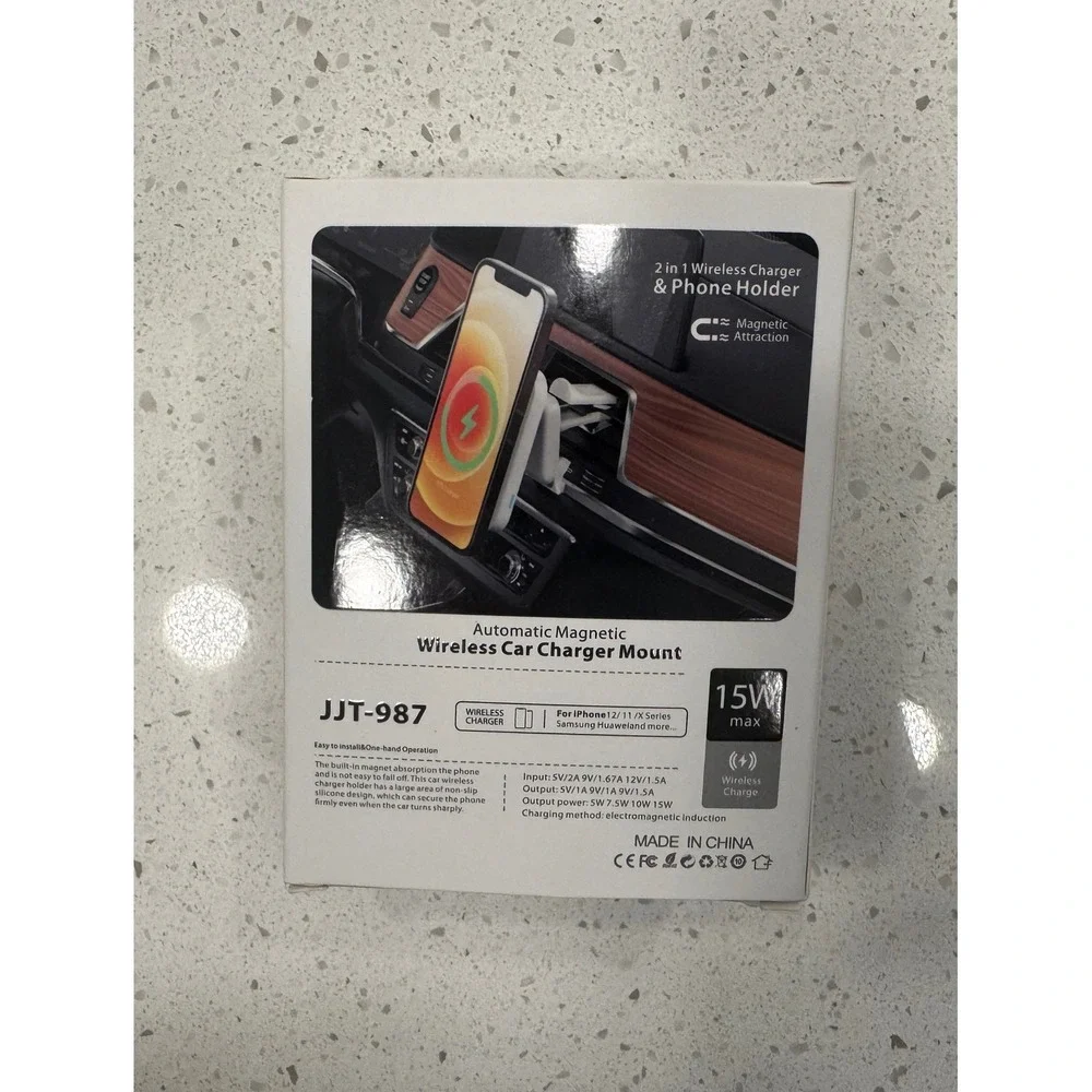Jason Aldean's Patriot Mobile 15W Magnetic Wireless Car Charger (New In Box)